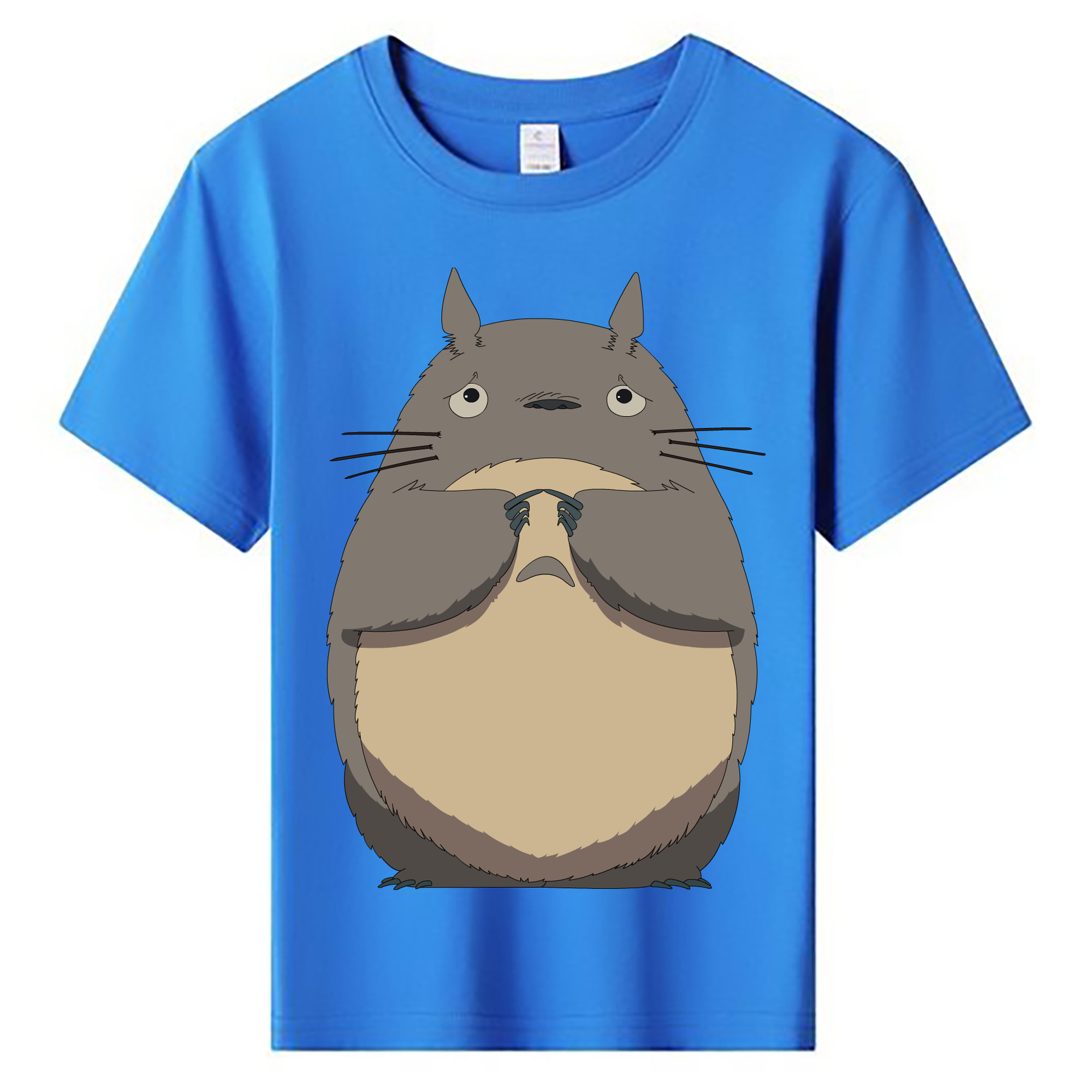 （画像用） となりのトトロ 草壁メイ 草壁サツキ My Neighbor Totoro Satsuki Kusakabe Mei Kusakabe 綿100％キッズTシャツ（フロントプリント）